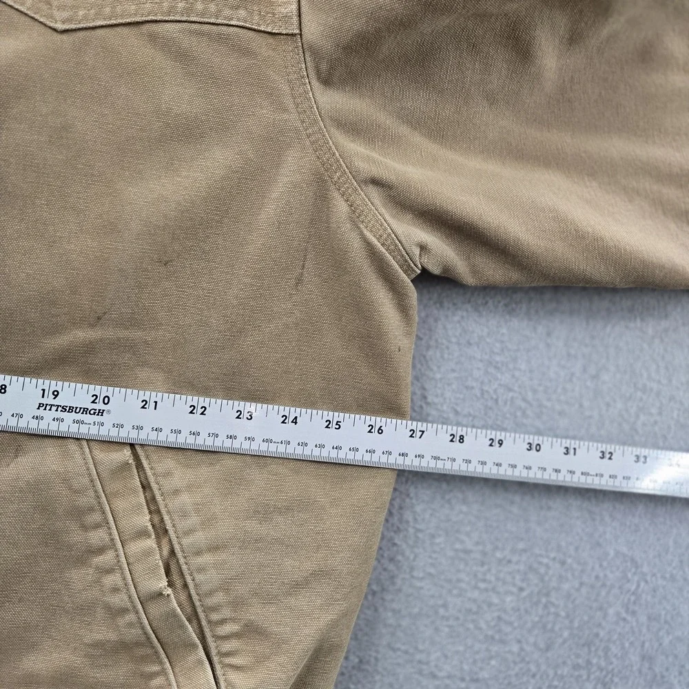 VINTAGE Carhartt Men Jacket XL Santa Fe Corduroy Collar J14 CML Quilted Lined